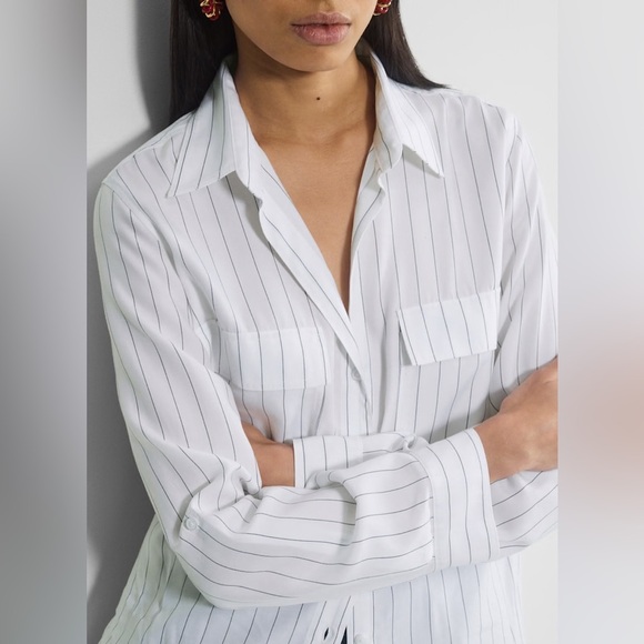 BABATON‎ white Utility buttoned Shirt with stripes size XL - Picture 3 of 13